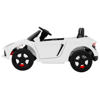 Autko Future na akumulator dla dzieci Biały + Pilot + Wolny Start + MP3 USB + LED